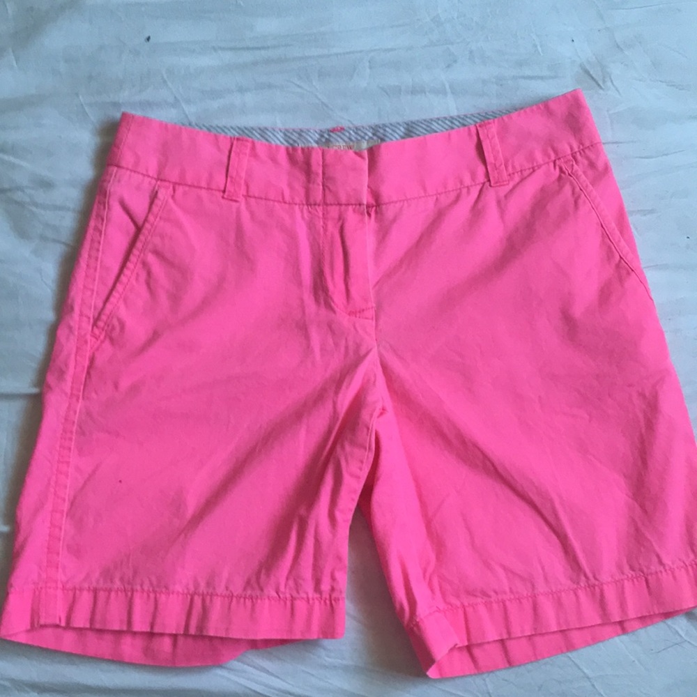 J. Crew 100% cotton pink shorts women’s size 00